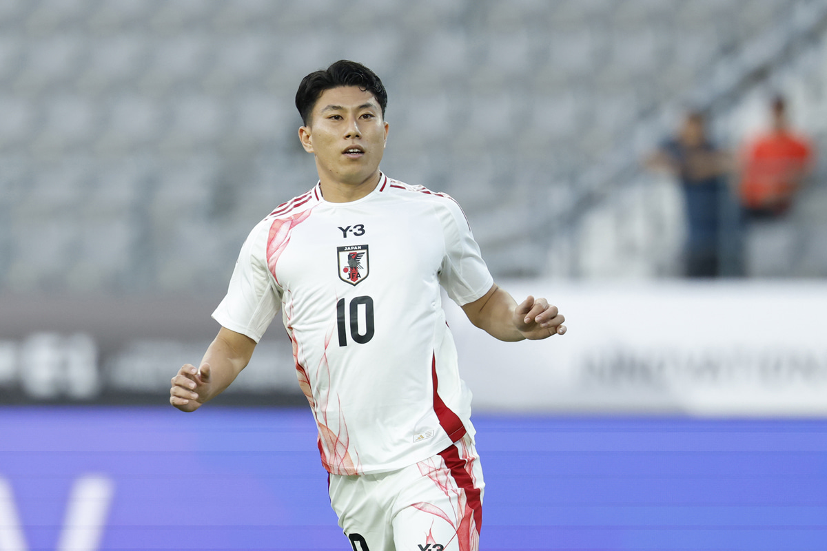 サッカー日本代表FW細谷真大