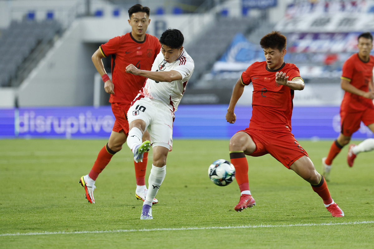 サッカー日本代表FW細谷真大