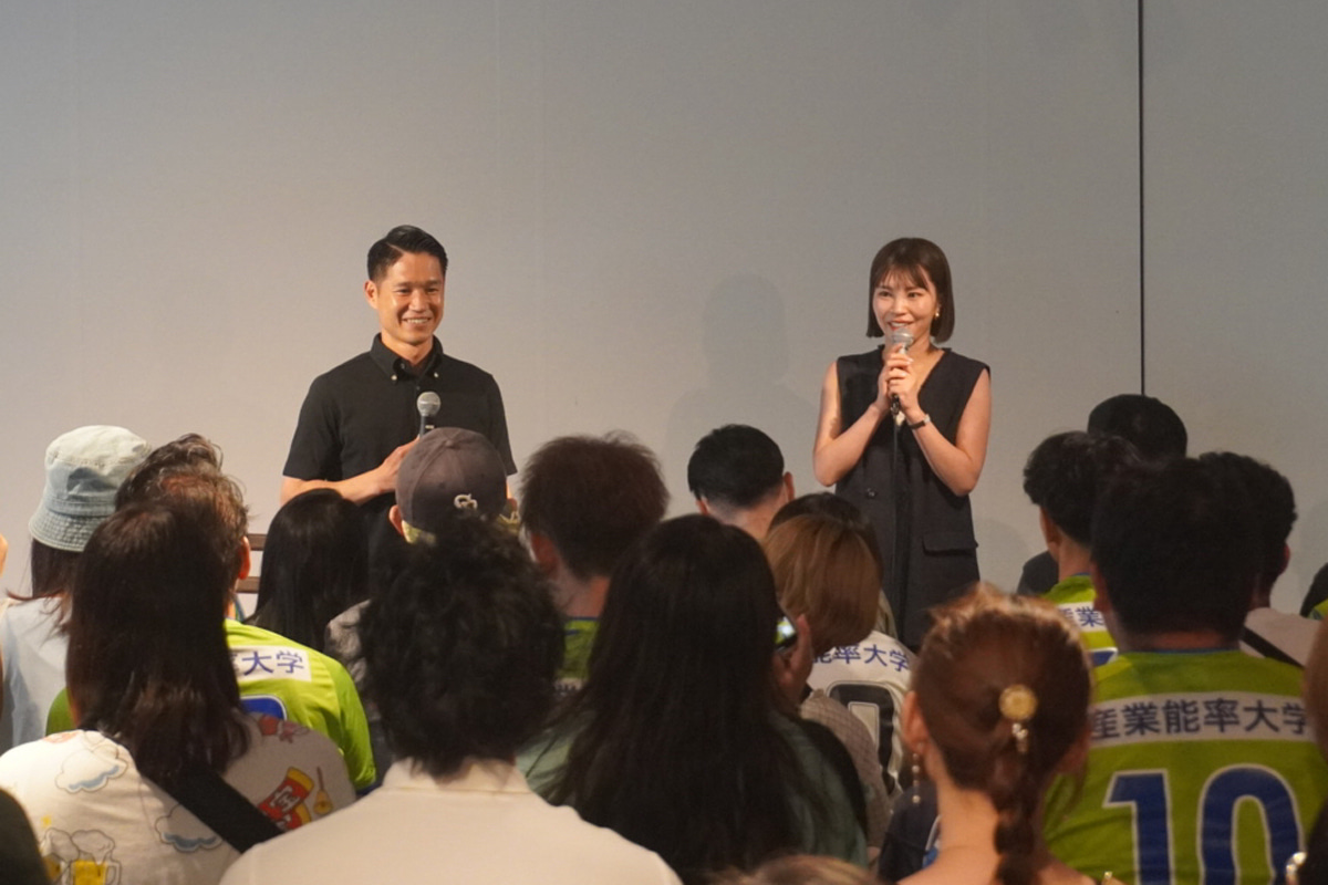 出版イベントに出席した山田直輝