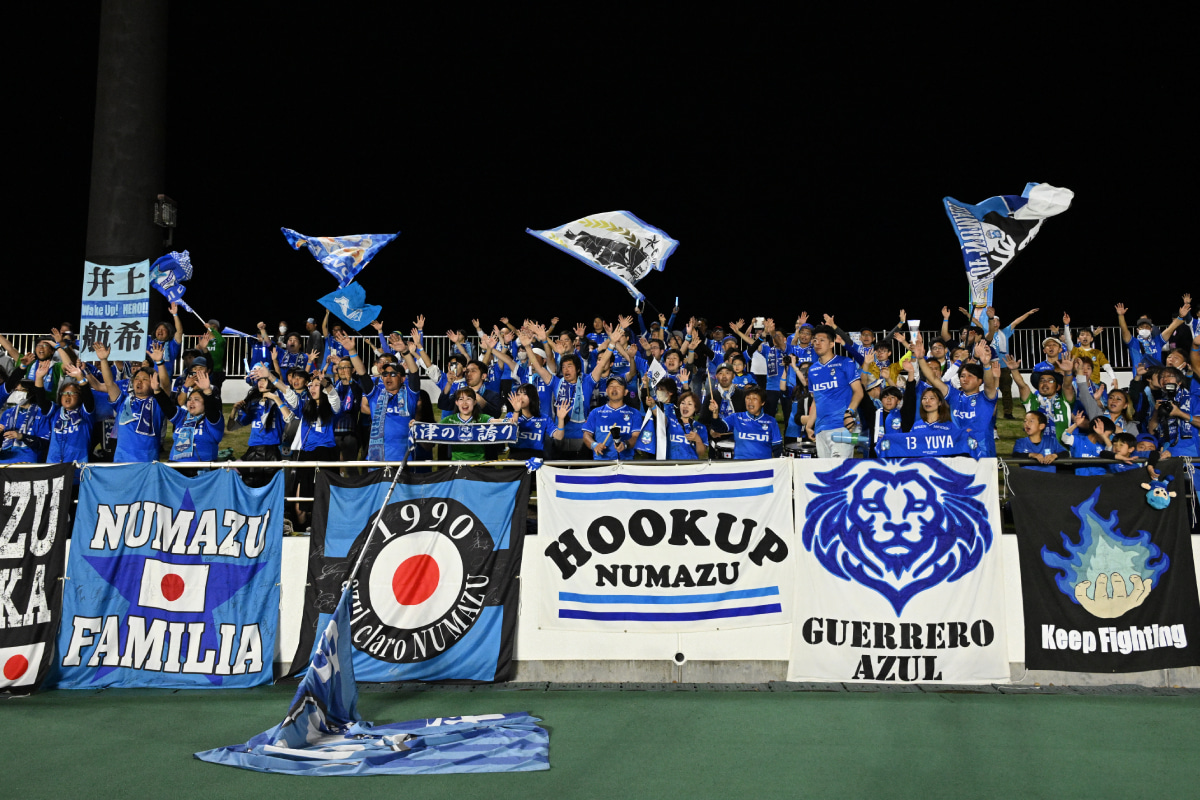 収容率ランキング アスルクラロ沼津 本拠地:愛鷹広域公園多目的競技場