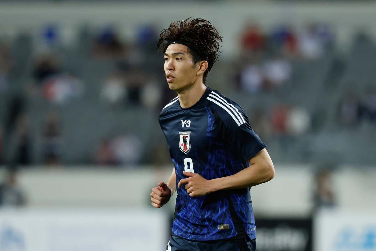 サッカー日本代表の宮代大聖