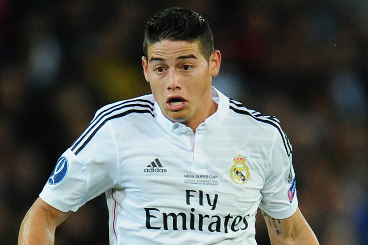 レアル・マドリードのハメス・ロドリゲス