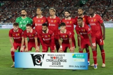 マリノス戦でのリバプール