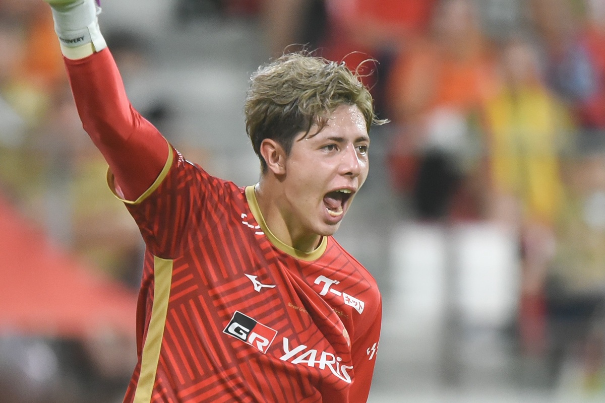 名古屋グランパス所属GKピサノ・アレックス幸冬堀尾