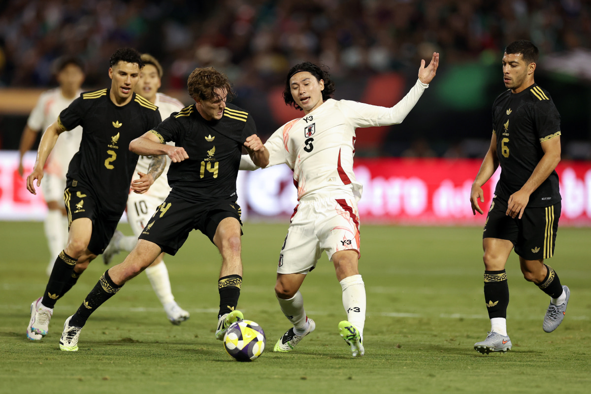 日本代表と対戦したメキシコ代表