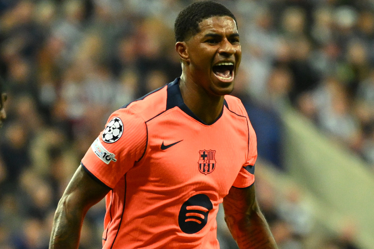 バルセロナFWマーカス・ラッシュフォード