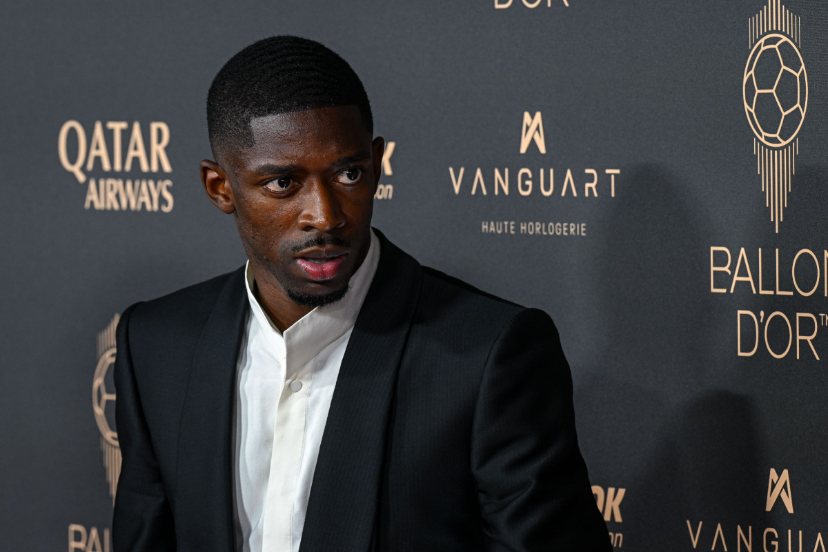 パリ・サンジェルマン（PSG）のフランス代表FWウスマン・デンベレ