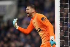 トッテナムに所属するサッカーイタリア代表GKグリエルモ・ヴィカーリオ