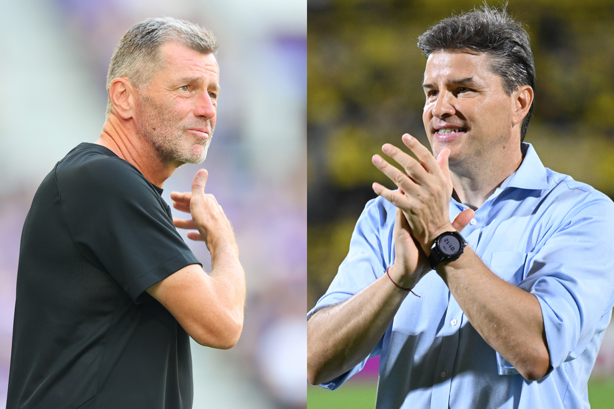 サンフレッチェ広島・ミヒャエル・スキッベ監督と柏レイソル・リカルド・ロドリゲス監督