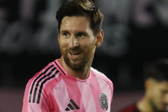 ヘディングも凄い！ インテル・マイアミ、リオネル・メッシが先制