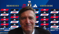 なでしこジャパン ニルス・ニールセン監督 オンライン会見スクリーンショット
