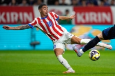 パラグアイ代表FWミゲル・アルミロン