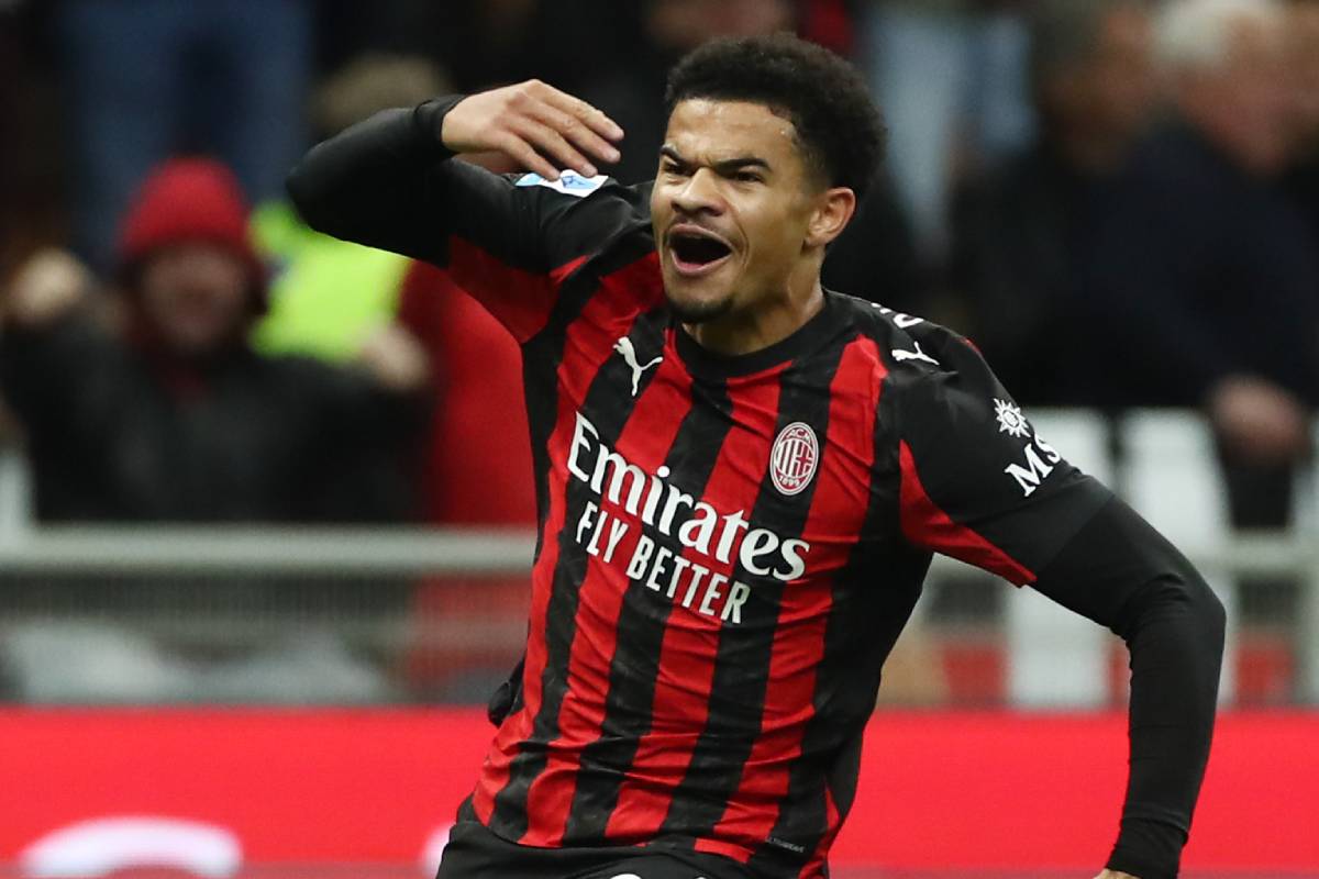 ACミランに所属するDFザカリー・アテカメ