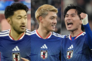 サッカー日本代表　予想スタメン