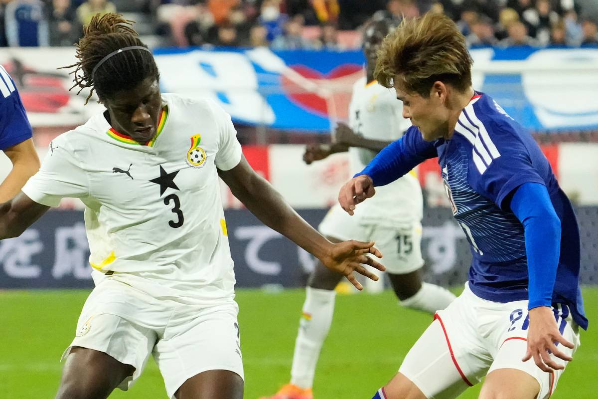 日本代表対ガーナ代表