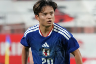 サッカー日本代表の久保建英