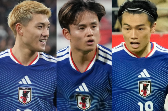 今年の顔は？ サッカー日本代表、2025年活躍度ランキング1～5位。常に