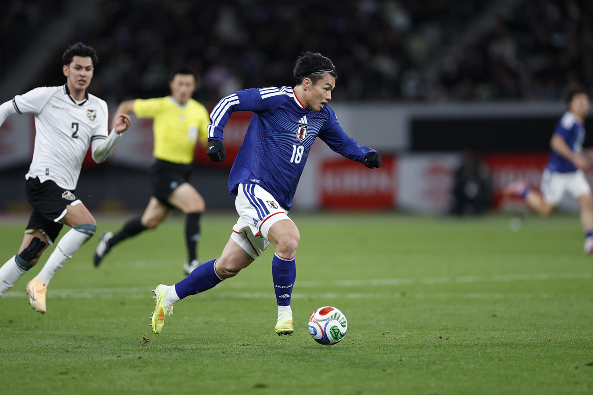 サッカー日本代表FW上田綺世