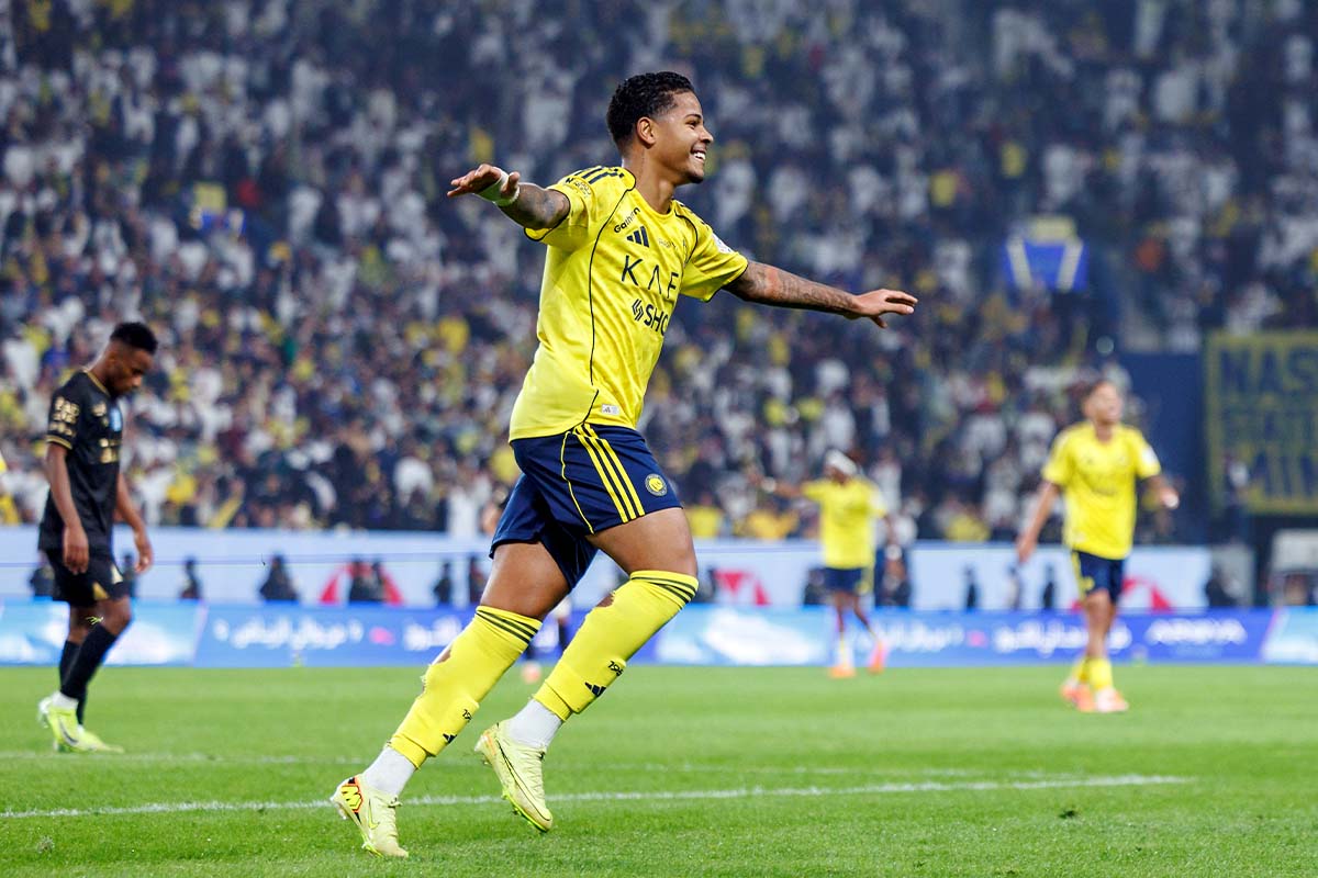 アル・ナスルに所属する20歳のブラジル人FWウェスリー