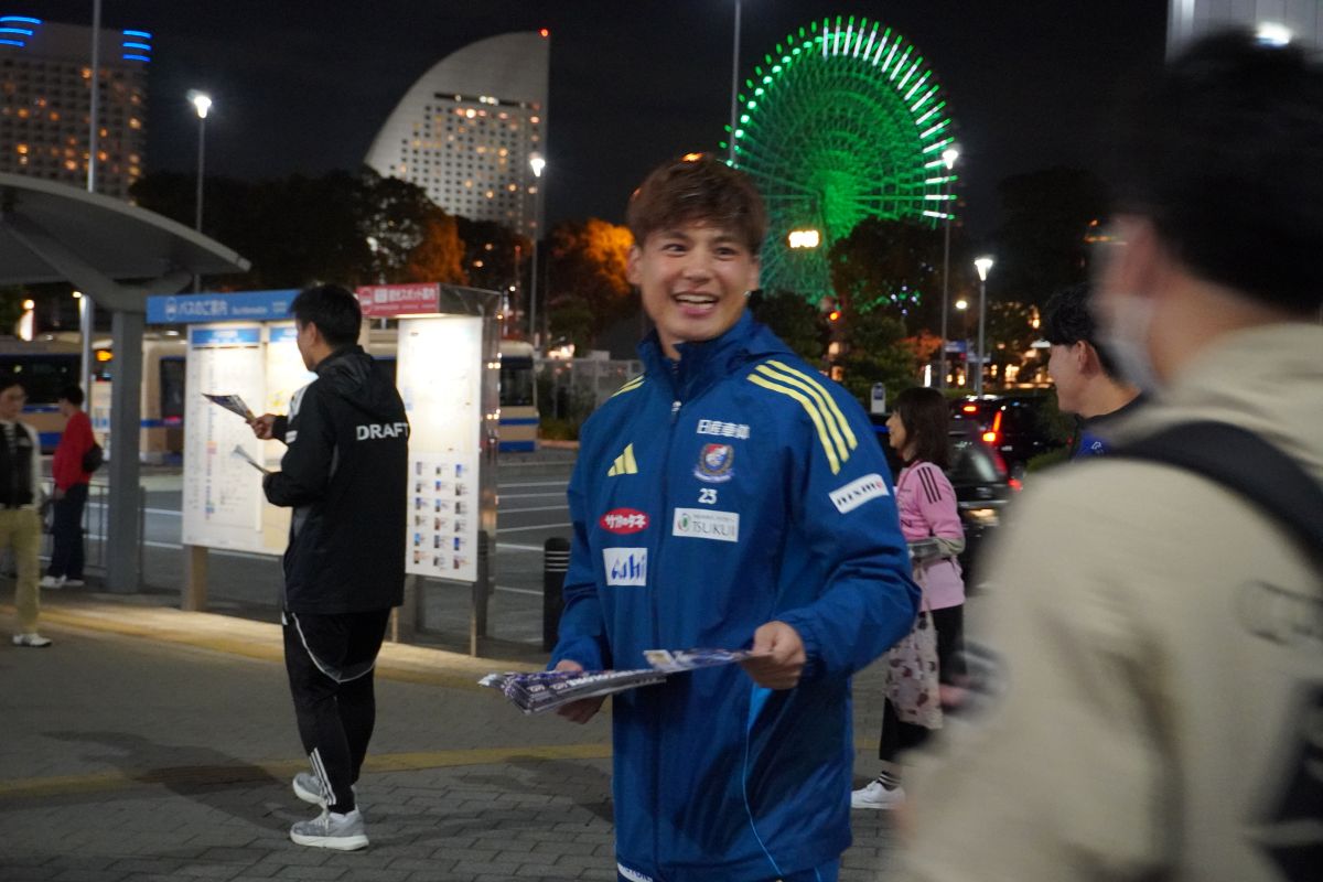 横浜F・マリノス　ホーム最終戦PRイベント　宮市亮