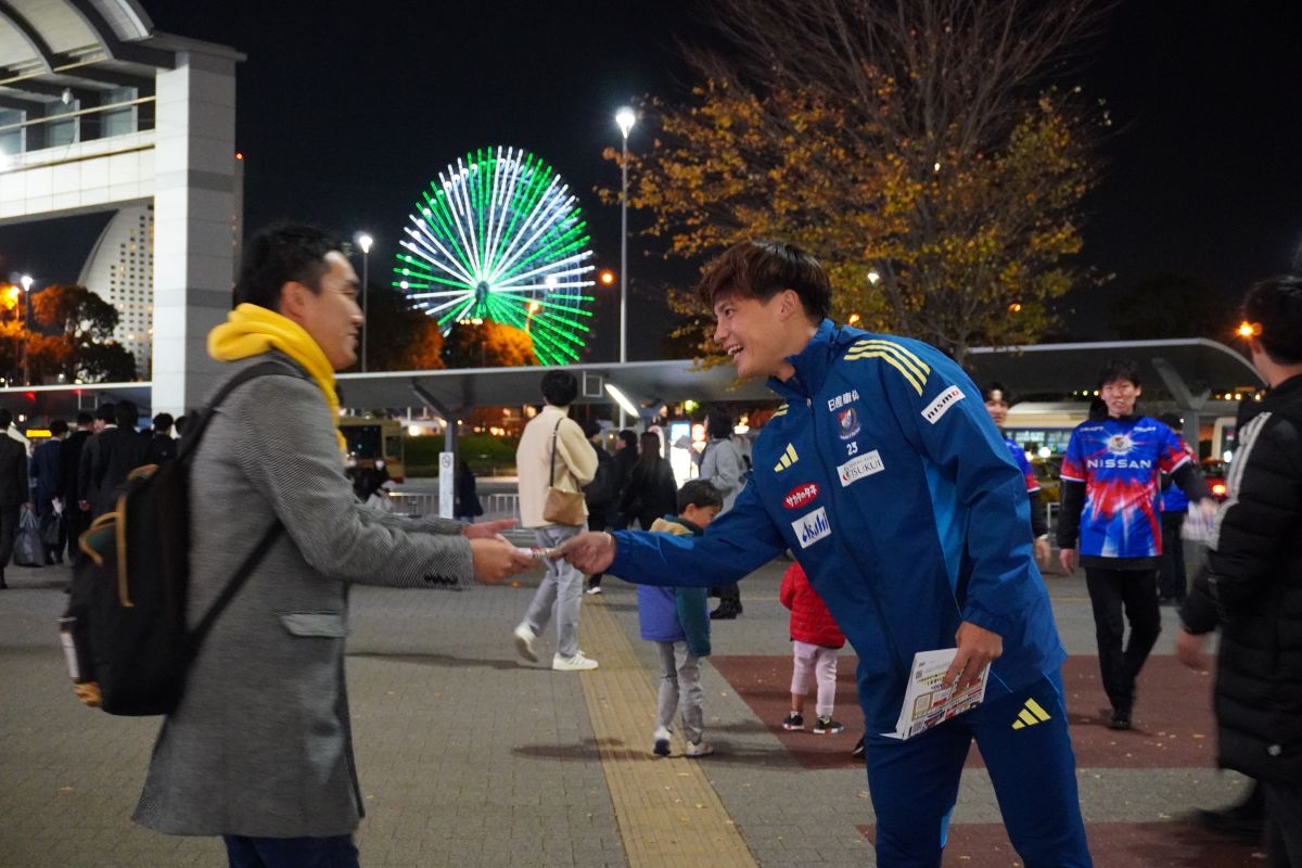 横浜F・マリノス　ホーム最終戦PRイベント　宮市亮
