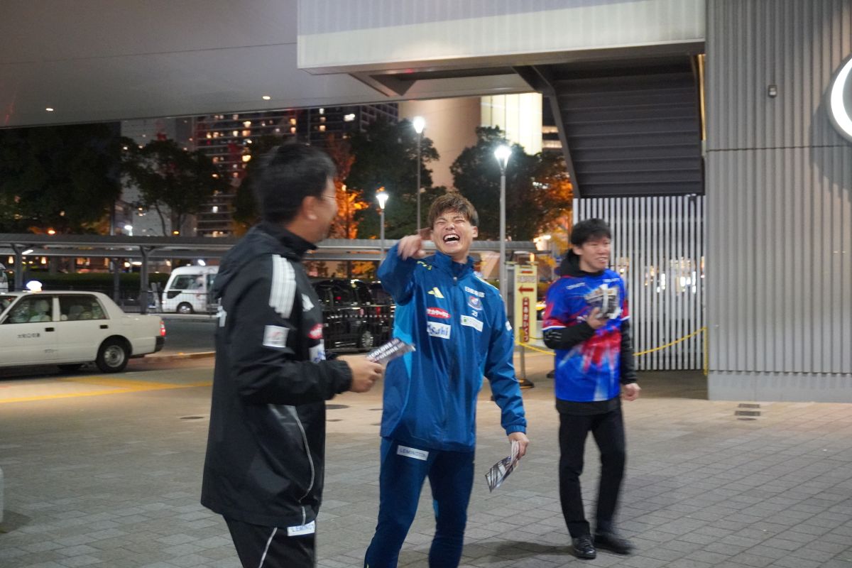 横浜F・マリノス　ホーム最終戦PRイベント　宮市亮