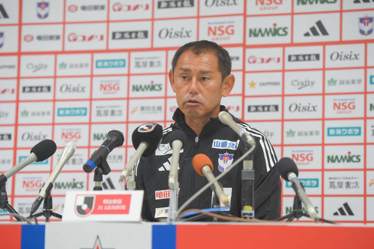 アルビレックス新潟の入江徹監督