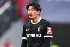 フライブルクに所属するサッカー日本代表MF鈴木唯人