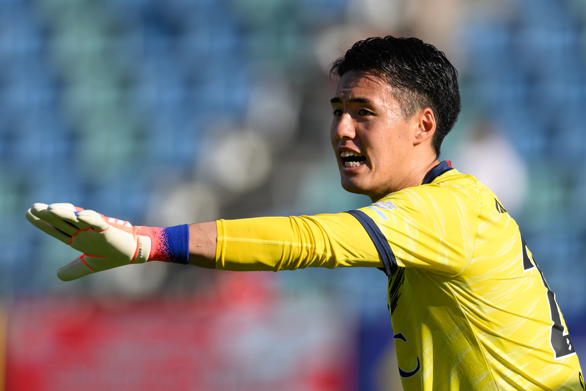 いわきFCのGK佐々木雅士