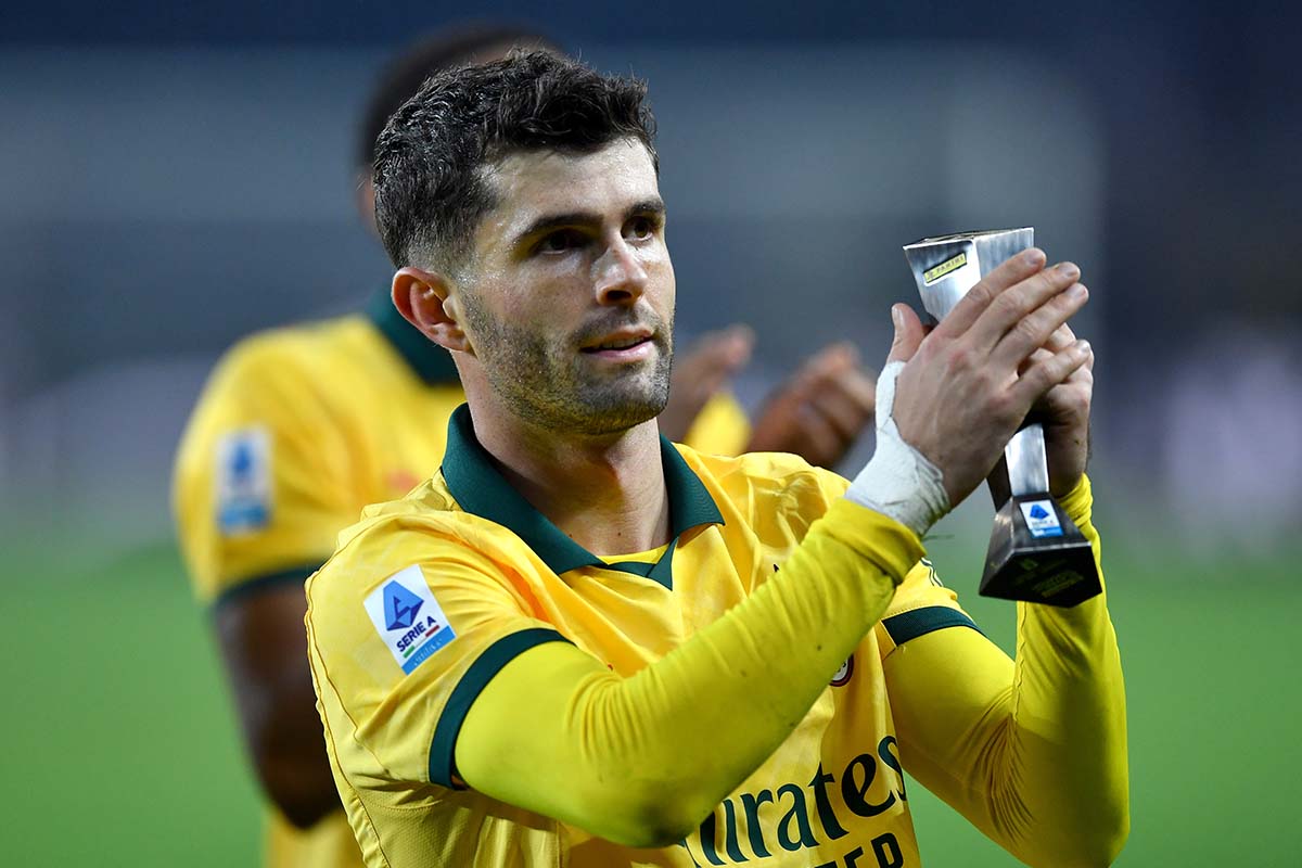 ミランに所属するサッカーアメリカ合衆国代表FWクリスチャン・プリシッチ