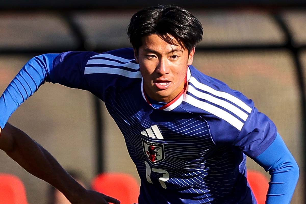 絶妙なコースへ強烈な一撃！ U-18日本代表FW新川志音が同点ゴール！ ショートカウンターから決めた得点