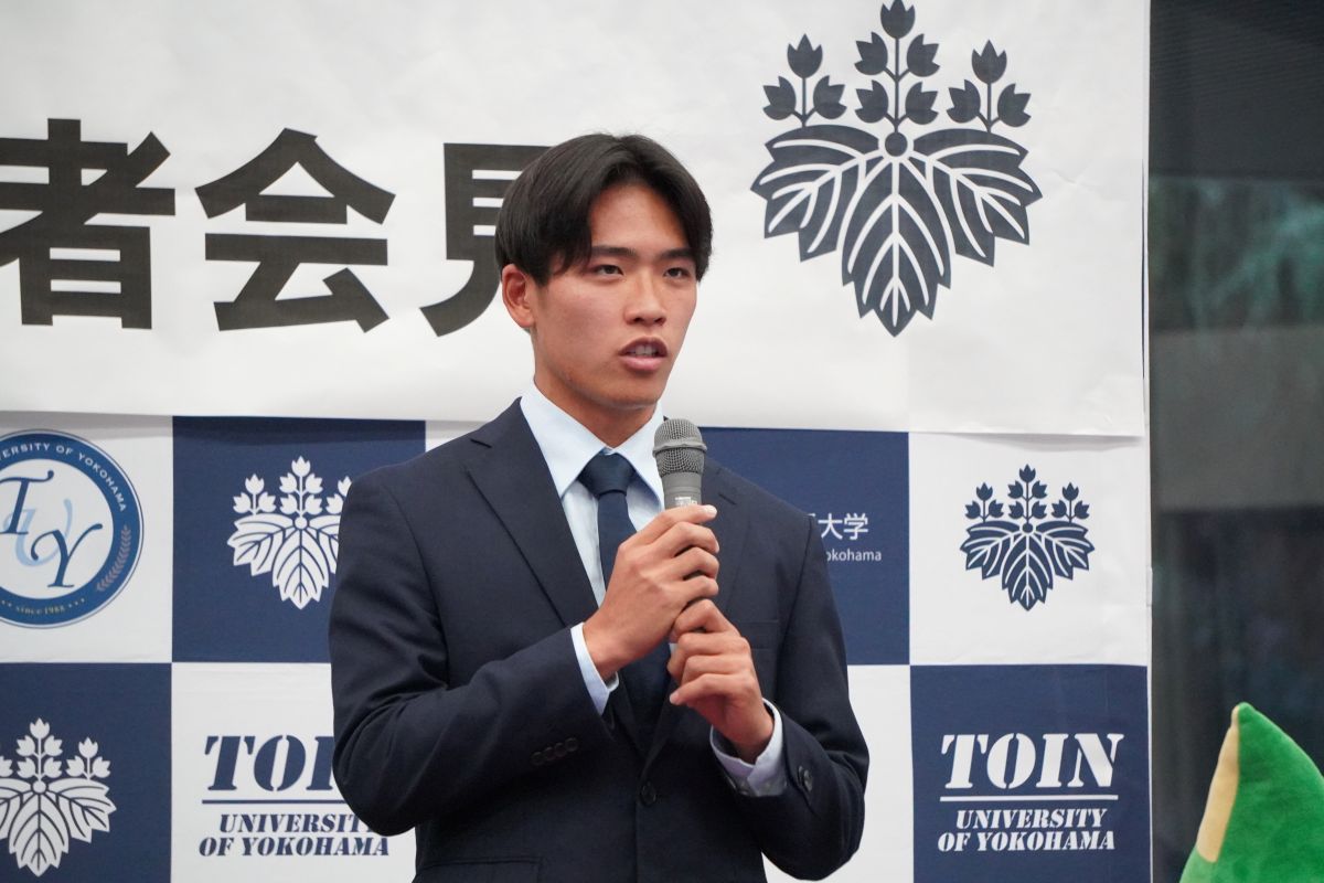 桐蔭横浜大学4年　肥田野 蓮治（浦和レッズ内定）