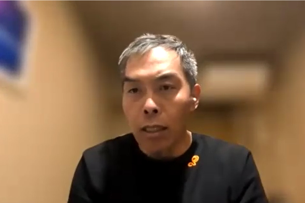 オンラインで取材に応じるプロスポーツトレーナーの山田晃広社長

スクリーンショット