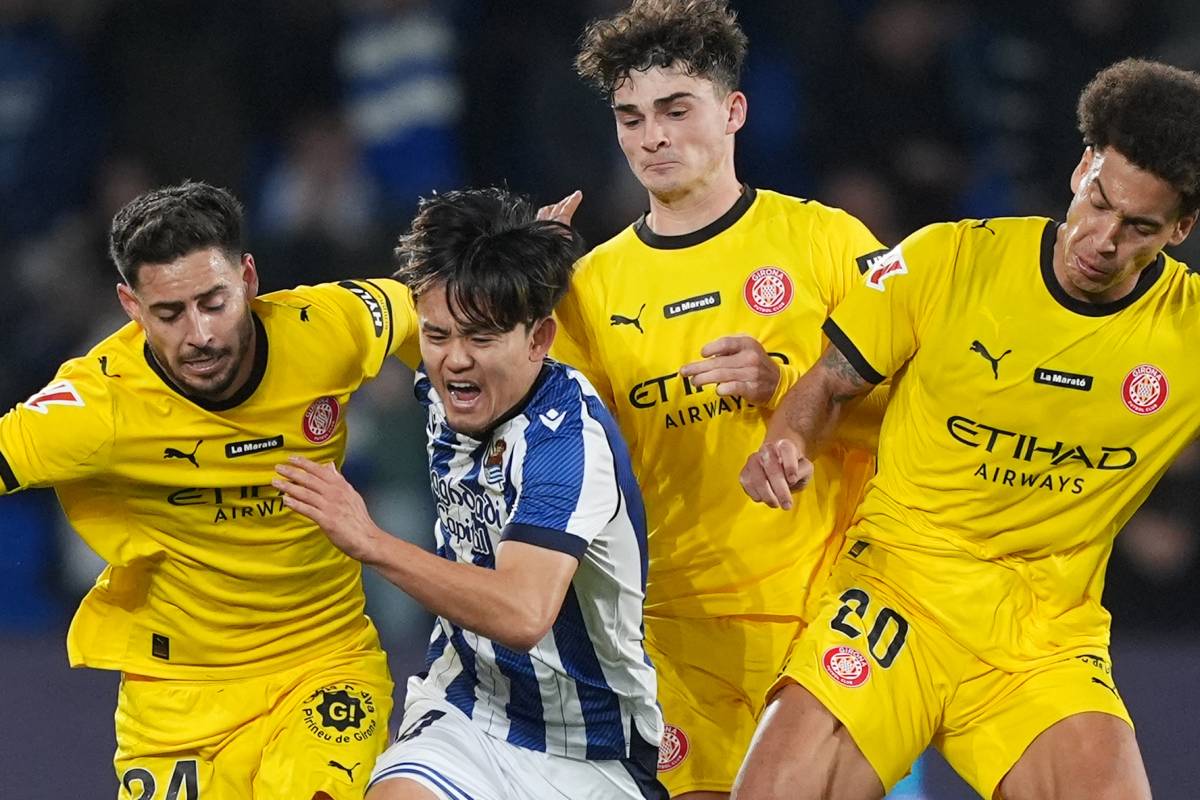 「時間が経つにつれて衰えた」ジローナ戦で先発出場のソシエダMF久保建英。決定機逸に現地は厳しい評価「存在感がなかった」