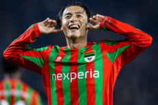 チームを勝利に導いたNECナイメヘン佐野航大