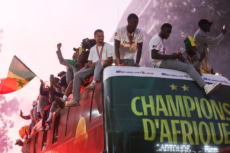 母国凱旋のセネガル代表