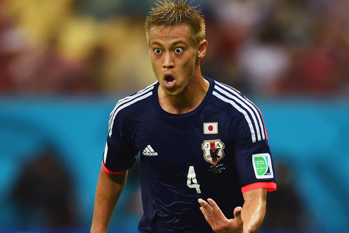 2014年日本代表の本田圭佑