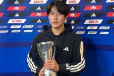 U-21サッカー日本代表MF佐藤龍之介
