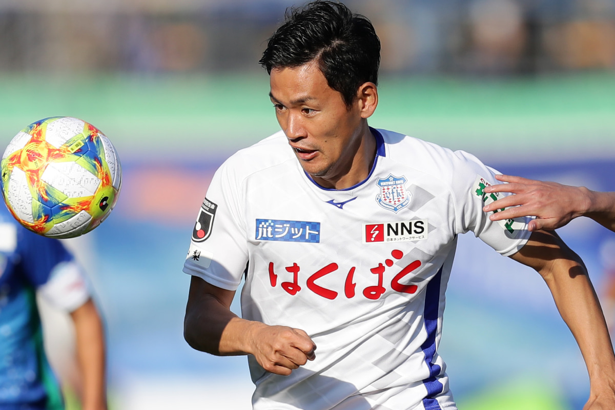 ヴァンフォーレ甲府時代の佐藤洸一