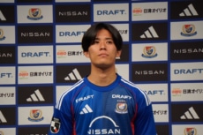 横浜F・マリノス　新体制発表会に臨む近藤友喜