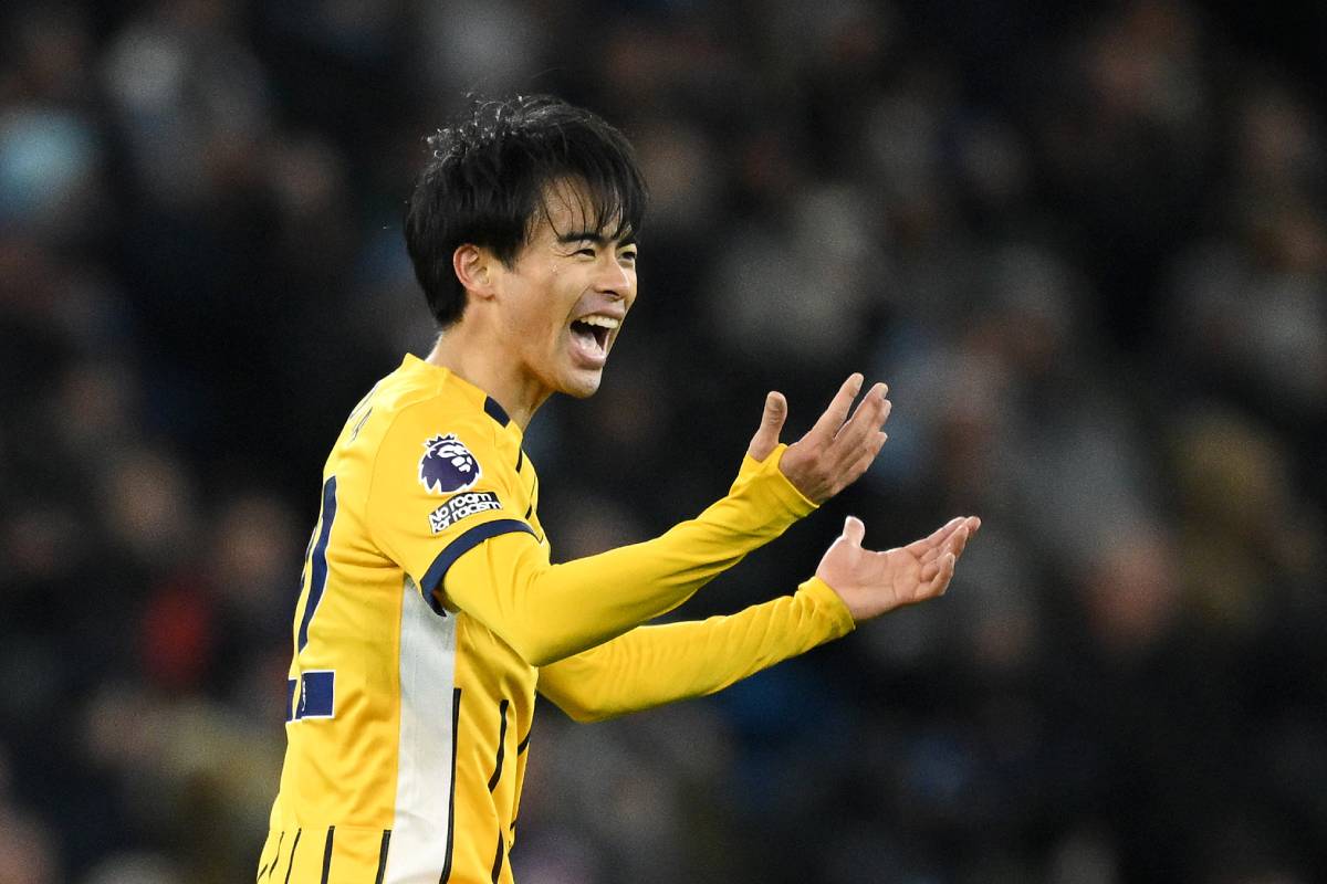 ブライトンに所属するサッカー日本代表MF三笘薫