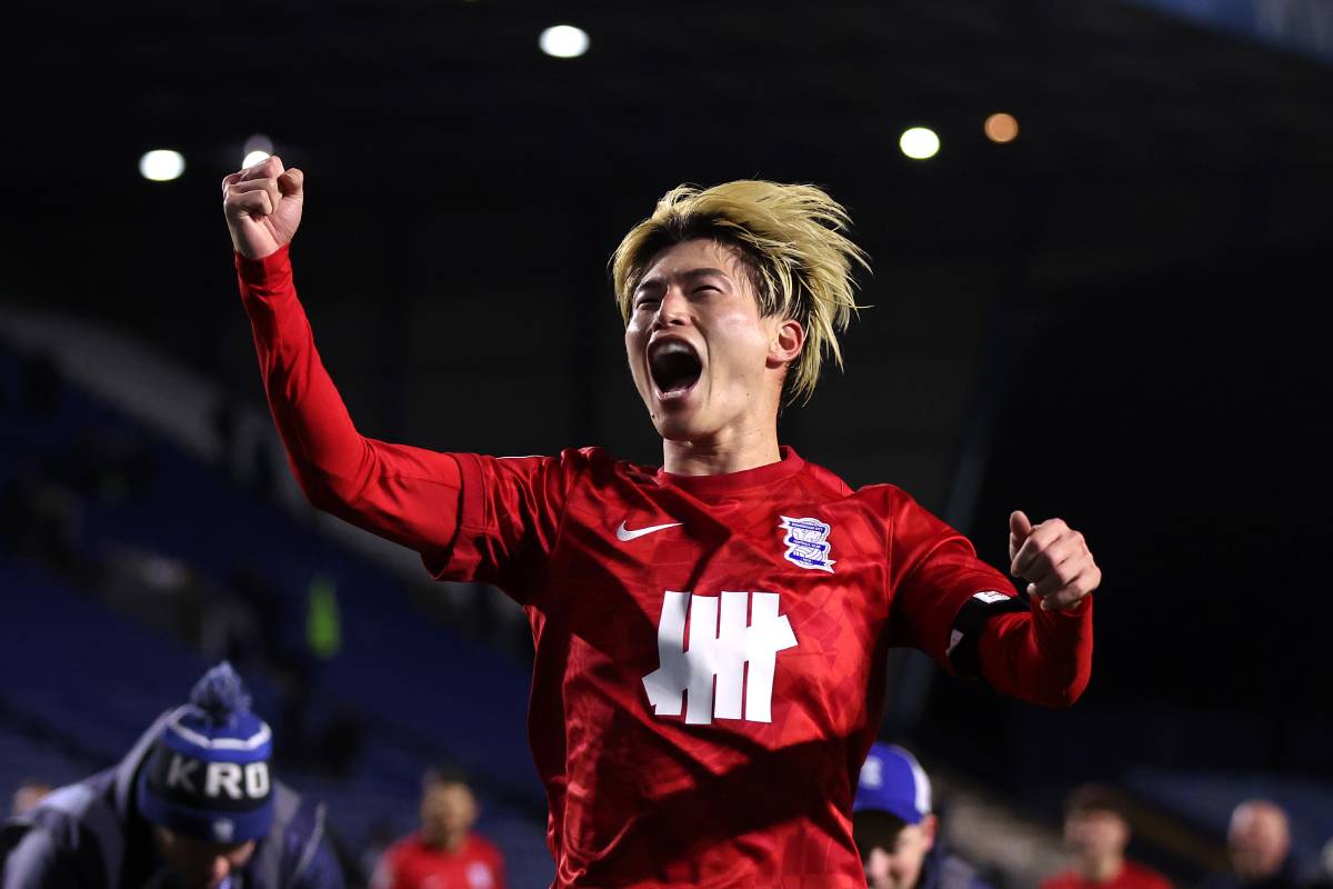 バーミンガム・シティFCのFW古橋亨梧