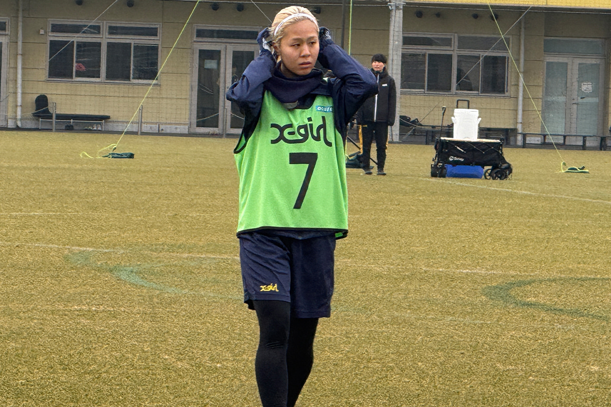 ジェフ千葉レディースが再開後初戦に向けて練習！ ノジマステラ神奈川相模原戦へ極寒の中で16歳の天才MF角谷瑠菜らが汗を流す
