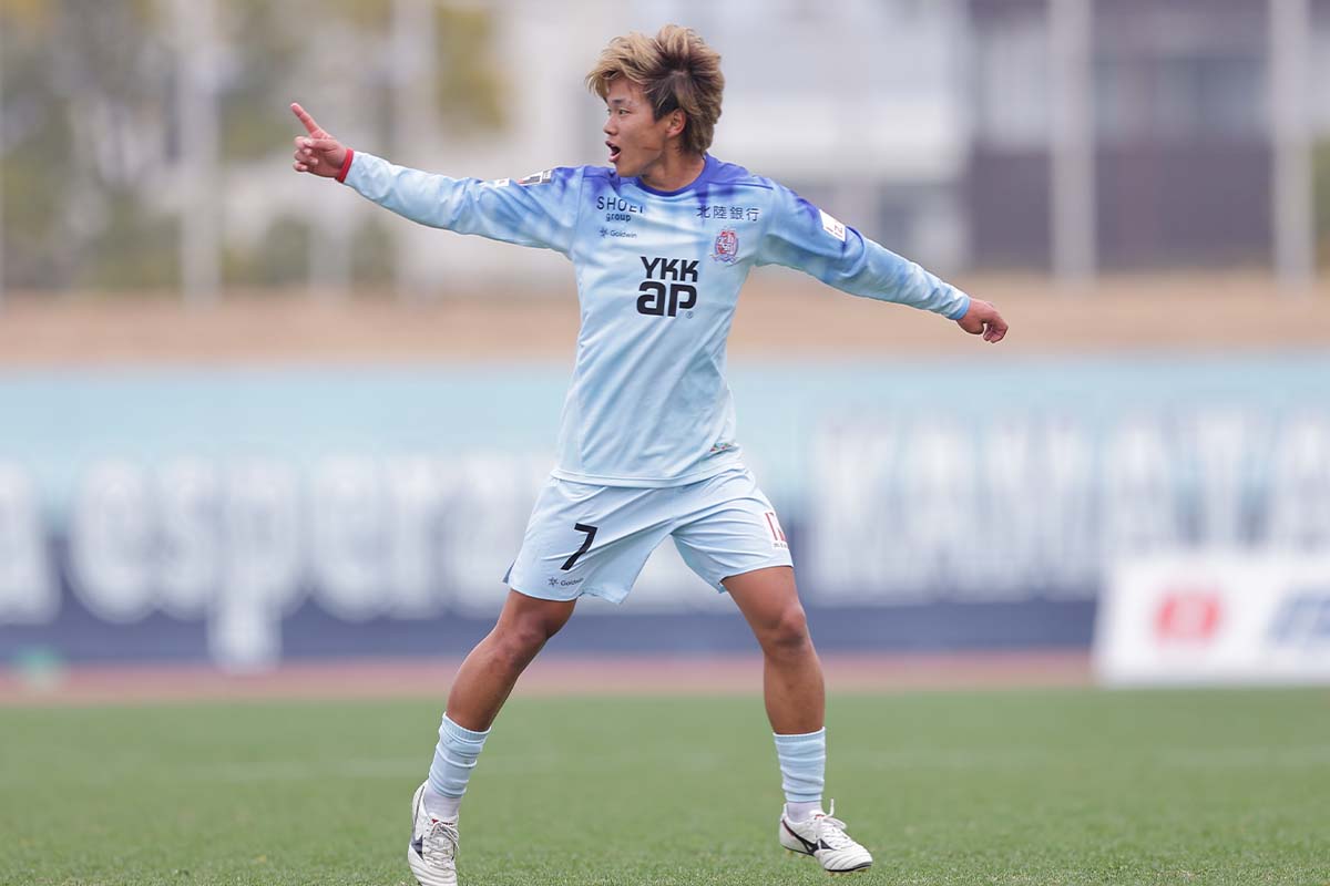 ドリブルもシュートも最高！ カターレ富山MF亀田歩夢がスーパーゴール！ 特別大会で見せたビューティフルショット