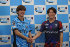 多摩川クラシコ会見　大関友翔＆佐藤龍之介