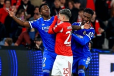 マドリーFWヴィニシウス・ジュニオールとベンフィカFWジャンルカ・プレスティアーニ