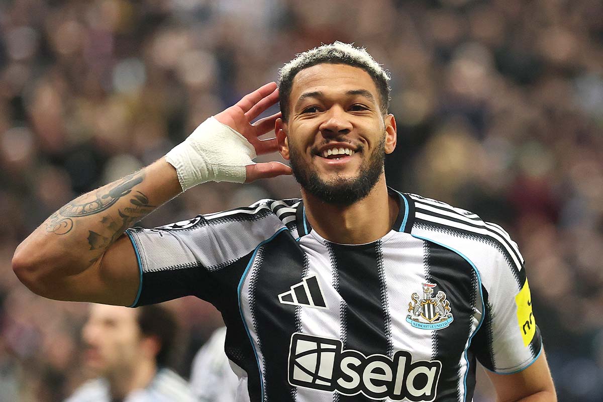 完璧なクロスに豪快なボレー！ ニューカッスルMFのゴールが凄い！ チャンピオンズリーグでカラバフを圧倒【欧州CL】