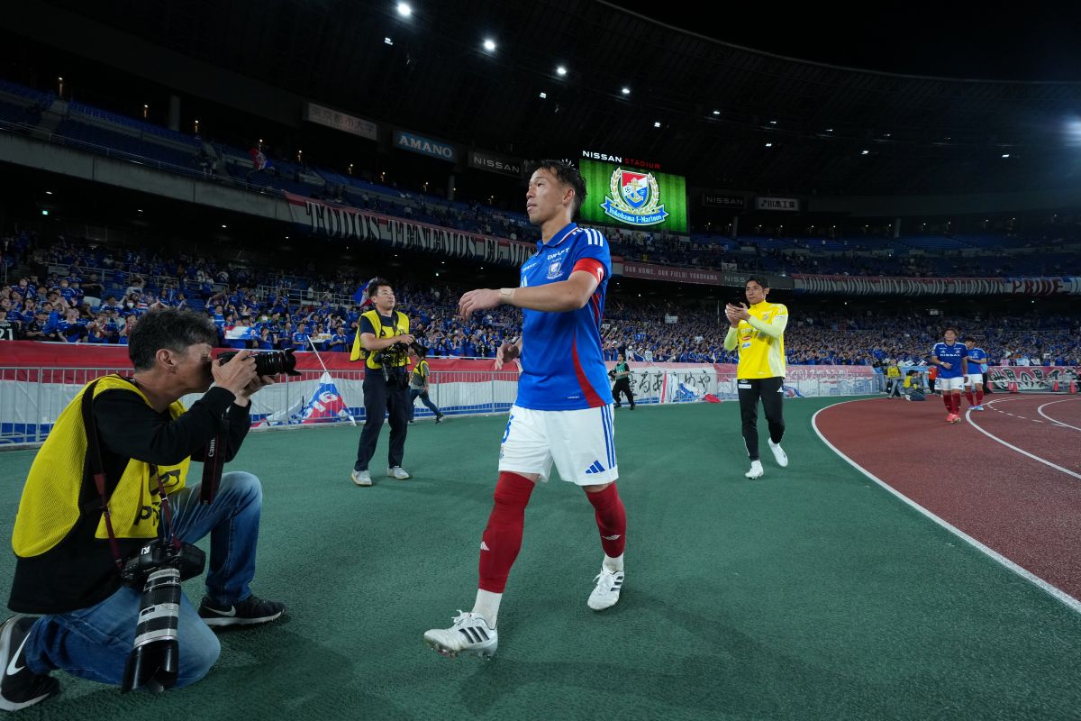 横浜F・マリノス　喜田拓也　2025年5月21日、ヴィッセル神戸に敗れ、クラブ史上ワーストの7連敗を喫した
