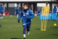 宮崎キャンプ中の横浜F・マリノス　遠野大弥