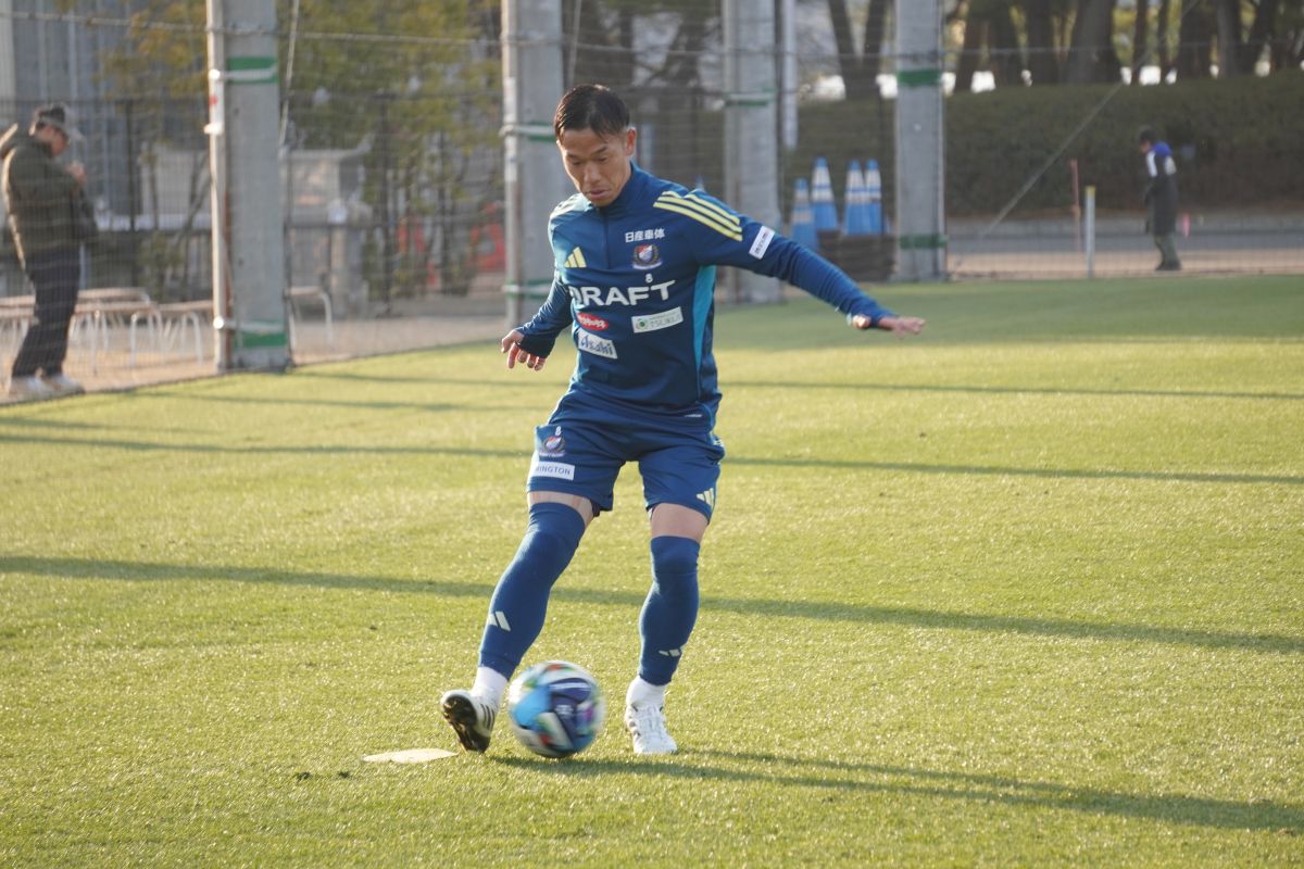 宮崎キャンプ中の横浜F・マリノス　喜田拓也